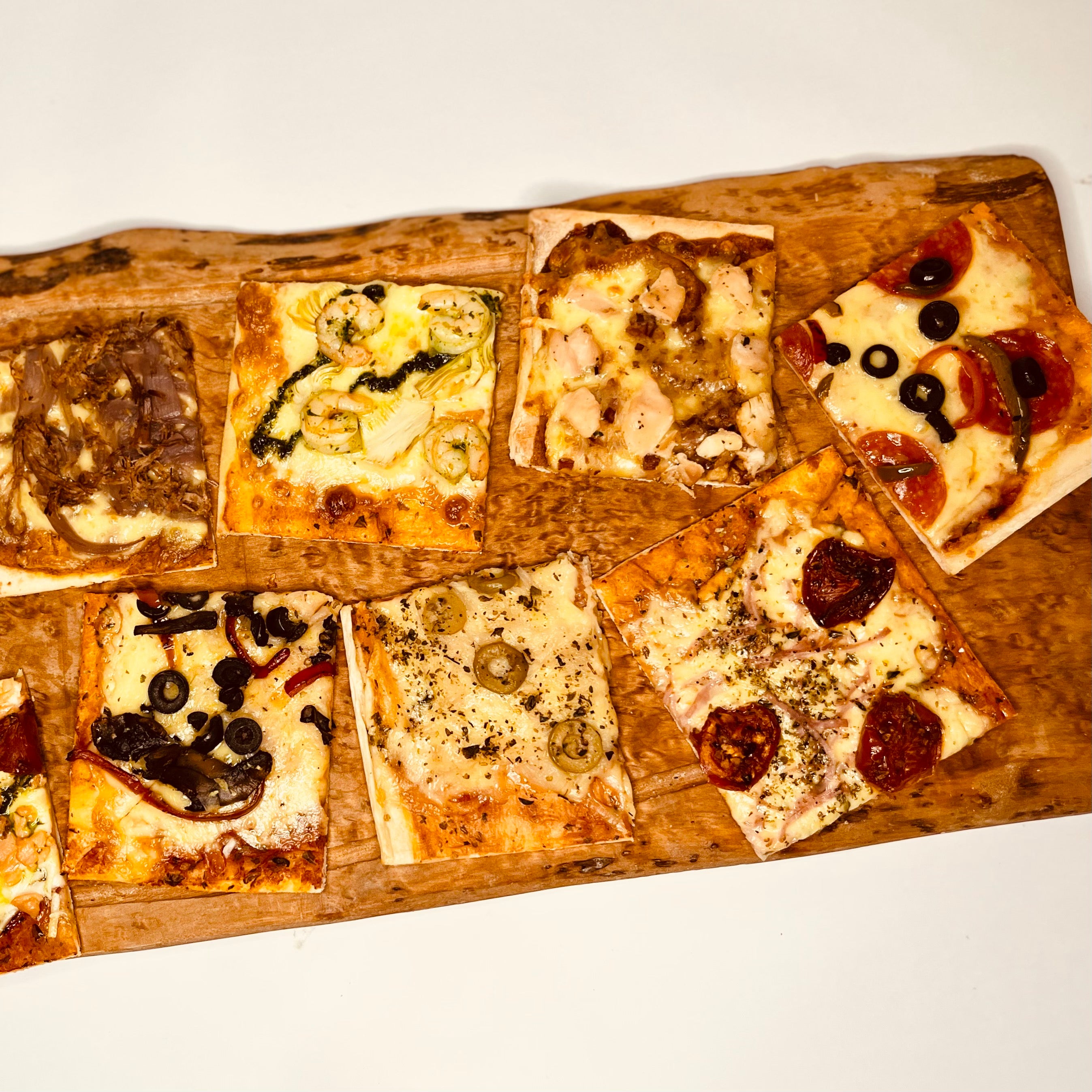 Pack 20 pizzas | Rectangulares 20x22 cm