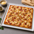 Pizza pollo bbq