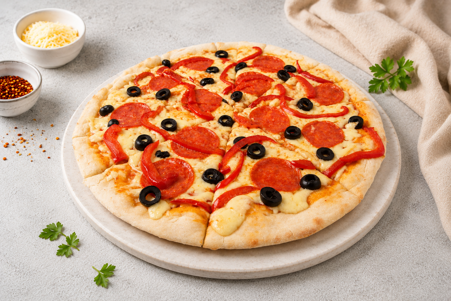 Pizza Familiar - Calabresa