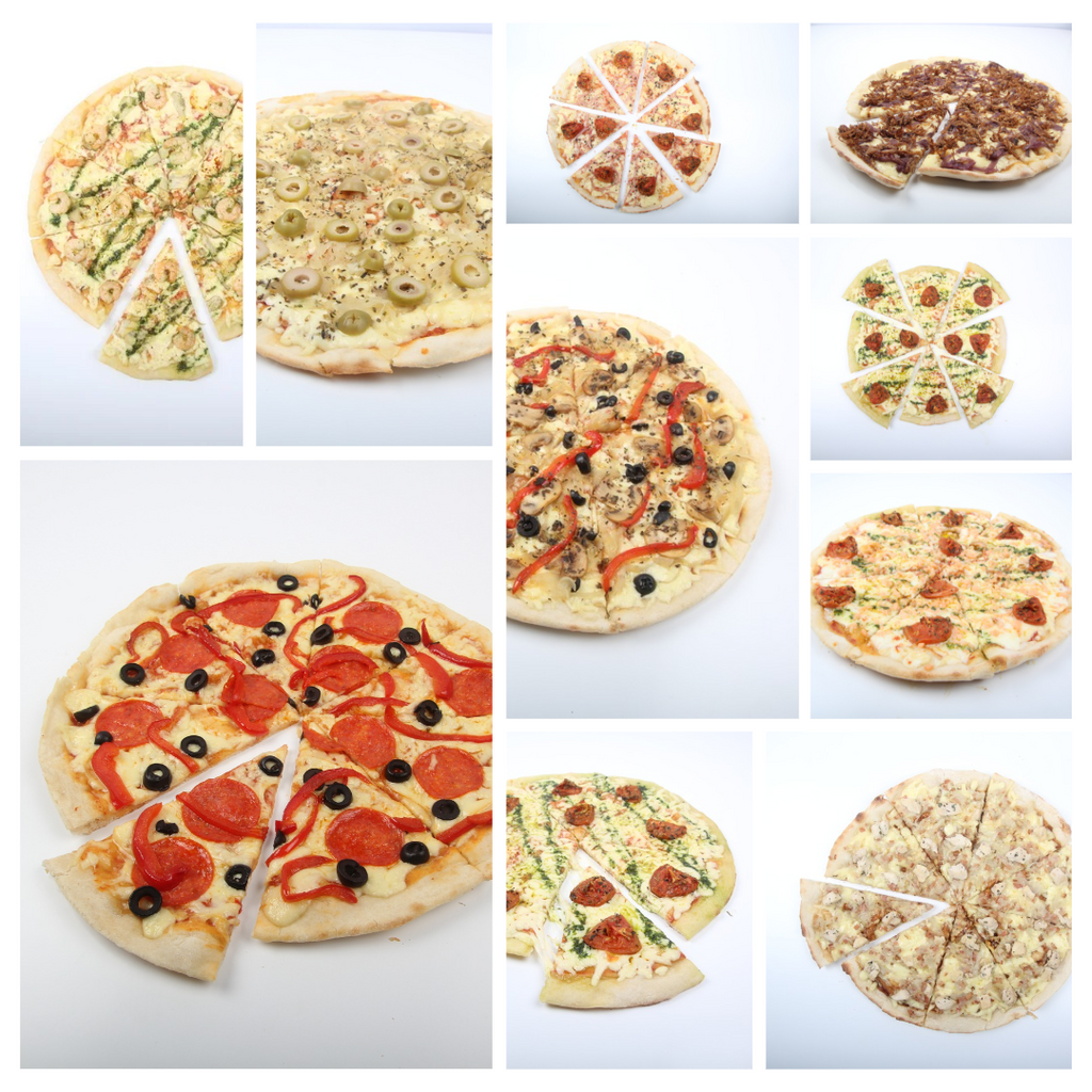 Pack de 10 Pizzas | Familiares - 30 cm de diametro