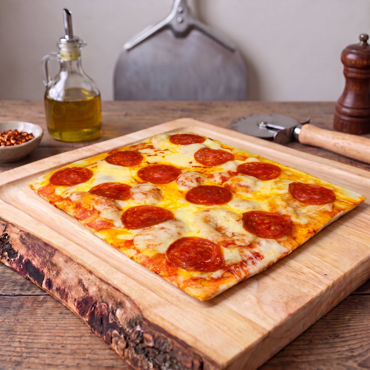 Pizza Pepperoni (4 Porciones)