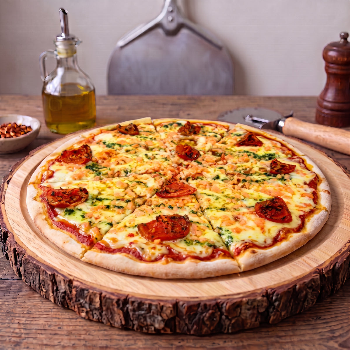 Pizza Familiar - Salmón a la Cabra