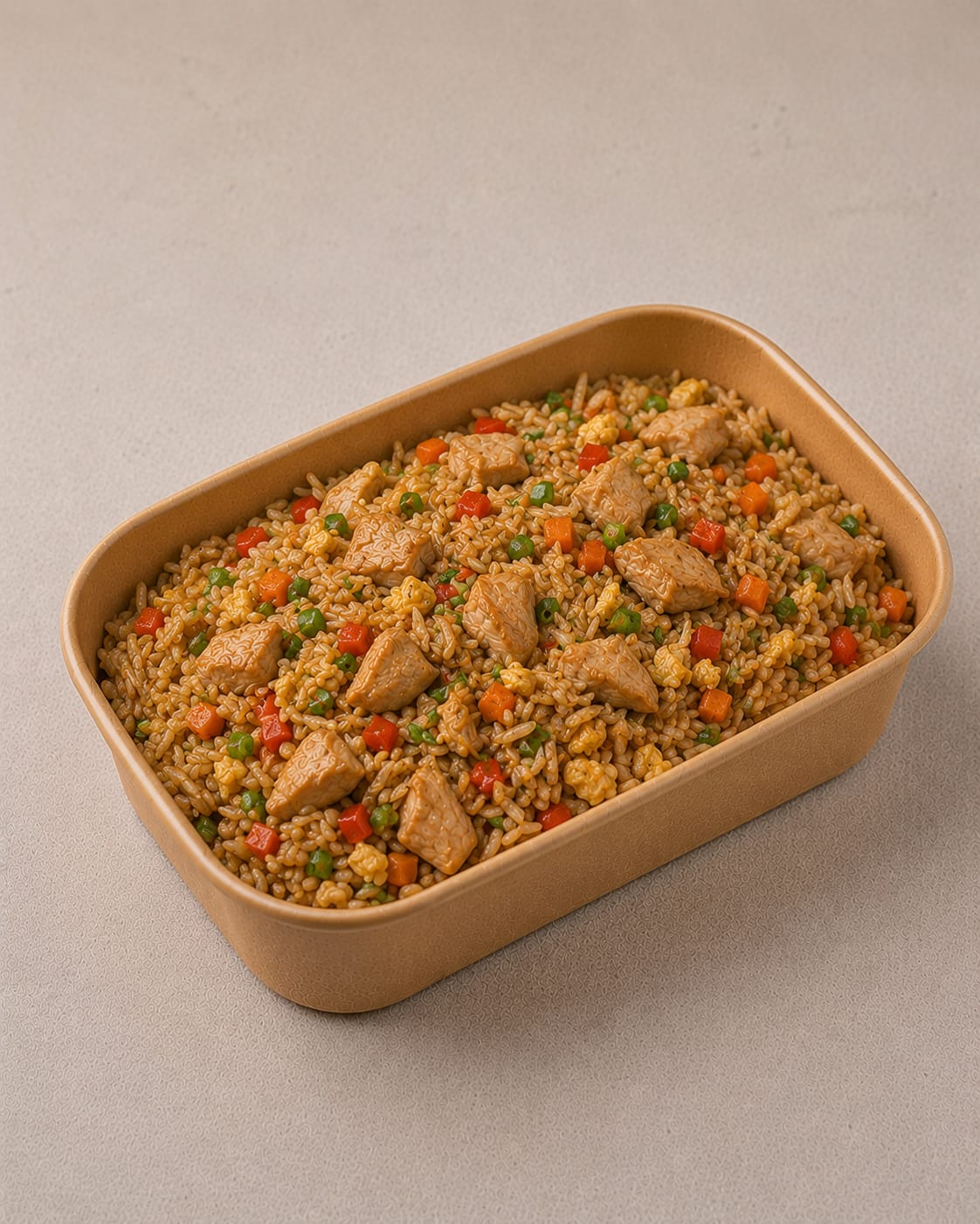 Arroz chaufa con pollo
