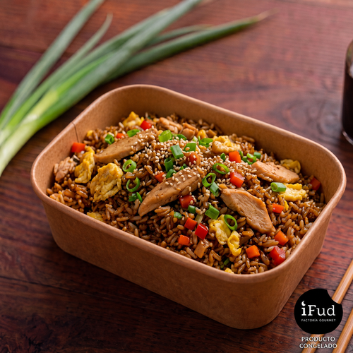 Arroz chaufa con pollo