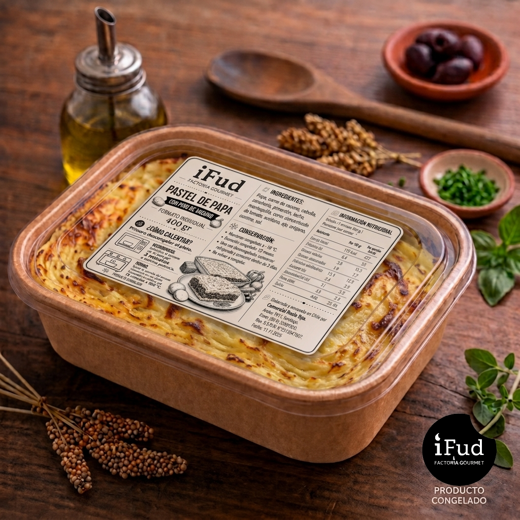 Pastel de papa con pino de carne