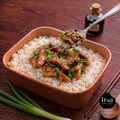 Pollo teriyaki con arroz