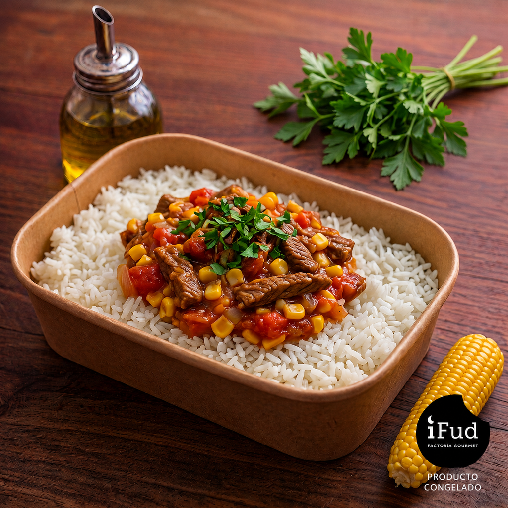 Tomatican con arroz