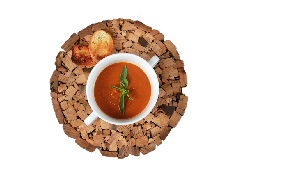 Crema de tomate albahaca