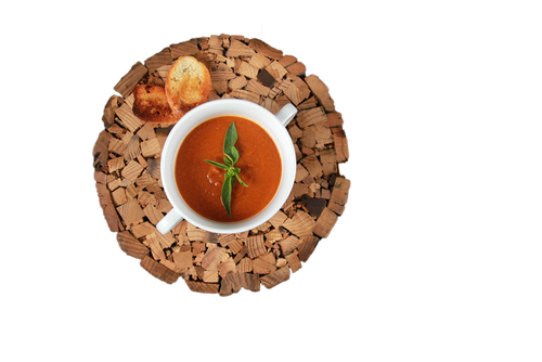 Crema de tomate albahaca