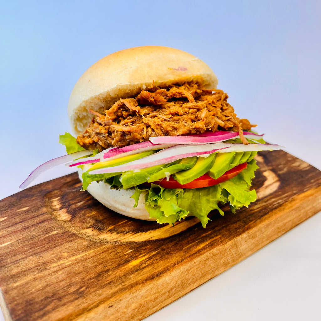 Carne desmechada al vino tinto