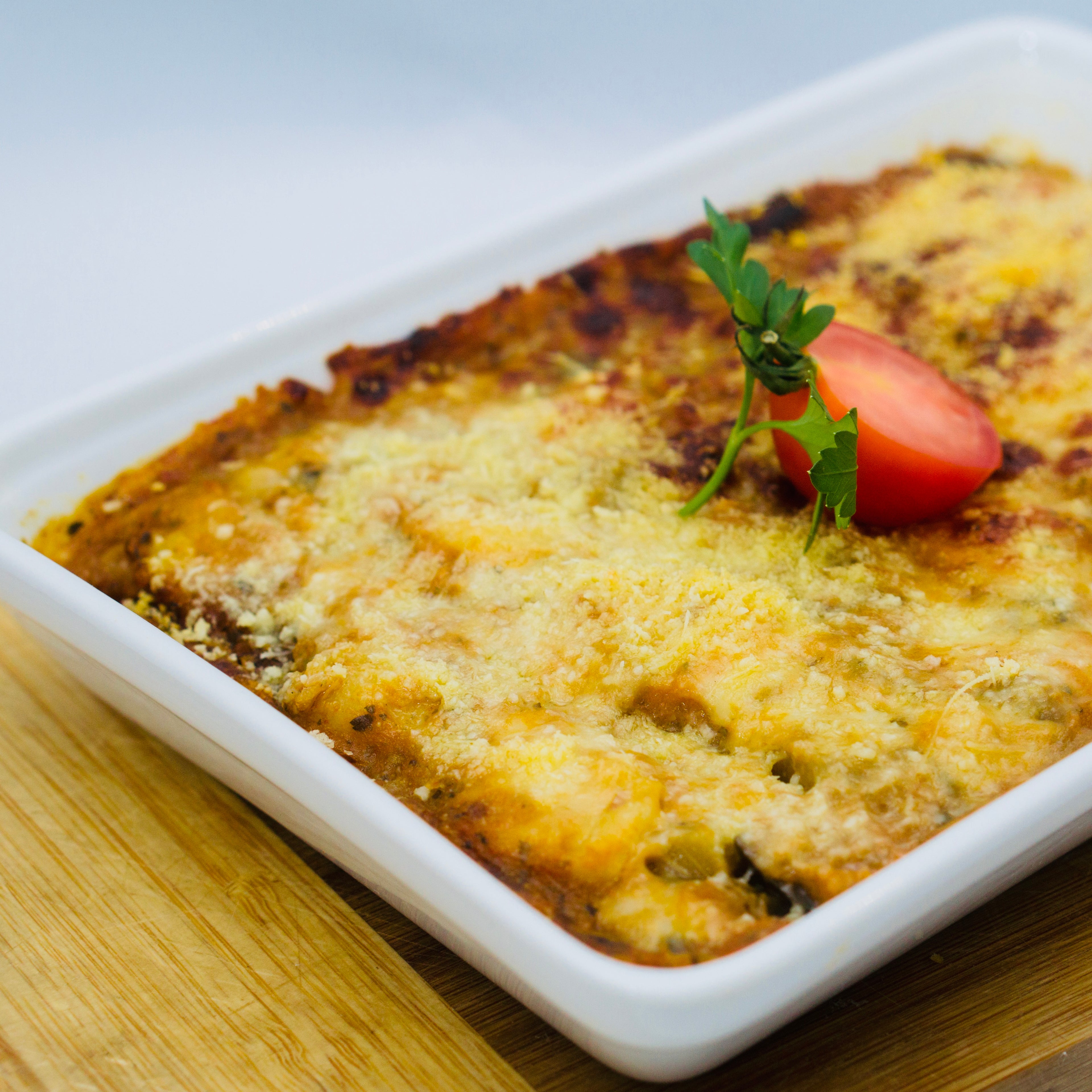 Gratin de ñoquis con salsa boloñesa